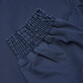 Памучни панталони сини за момиче Benetton 165783 3