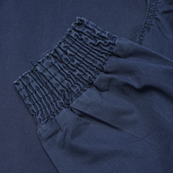 Памучни панталони сини за момиче Benetton 165783 3