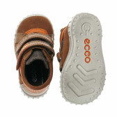 Обувки за бебе момче с велкро закопчаване, кафяви Ecco 16639 3