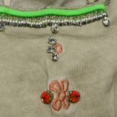 Блуза за момиче  с голи рамене, зелена Original Marines 166538 3