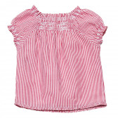 Памучна блуза с ластичен набор за бебе, многоцветна Benetton 166871 4