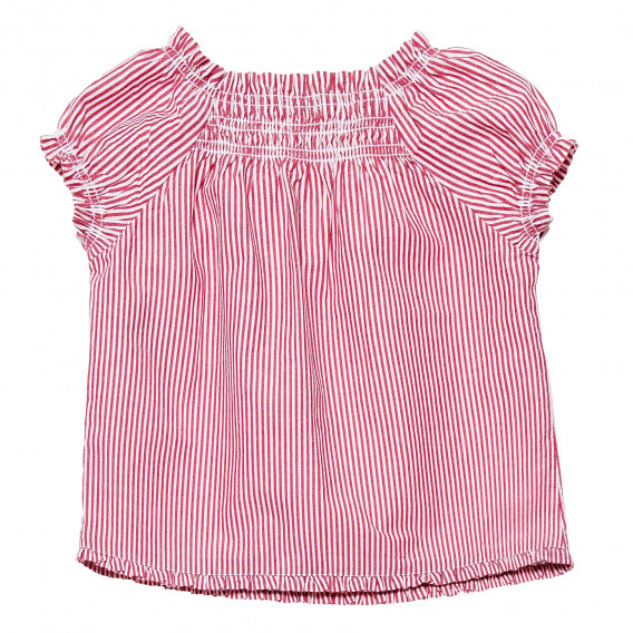 Памучна блуза с ластичен набор за бебе, многоцветна Benetton 166871 4