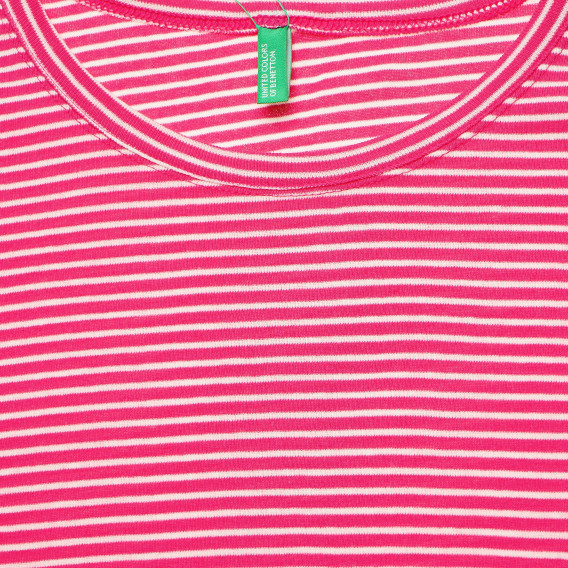 Памучна тениска многоцветна за момиче Benetton 166913 2
