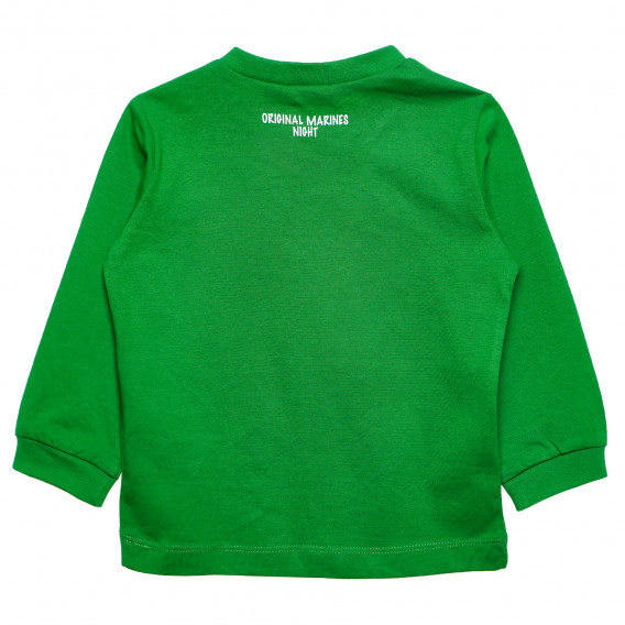 Блуза за бебе за момче зелена Original Marines 166998 4