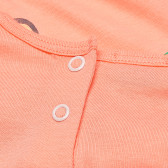 Памучна тениска розова за момиче Benetton 167296 3