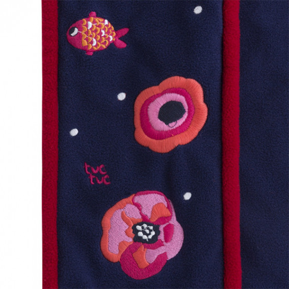 Комплект шапка, шал и ръкавички с розови цветя Tuc Tuc 1675 3