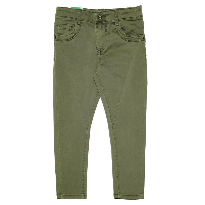 Памучен панталон зелен за момиче  167732