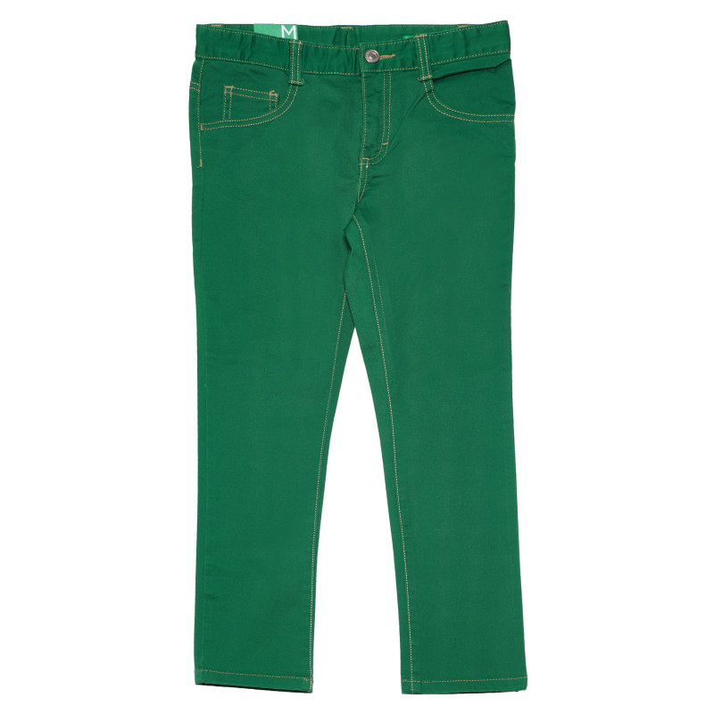 Памучен панталон зелен за момиче  167742