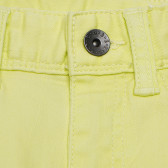 Памучни дънки жълти за момиче Benetton 167814 3