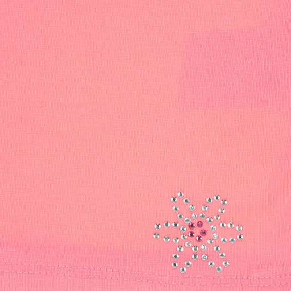 Комплект потник и блуза за момиче розови Idexe 167833 7