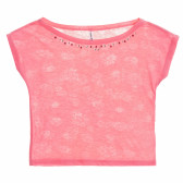 Комплект потник и блуза за момиче розови Idexe 167837 8