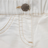 Памучни дънки бели за момиче Benetton 167898 2