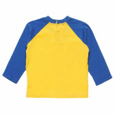 Памучна блуза с дълъг ръкав многоцветна за момче Benetton 168087 4