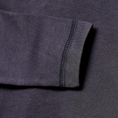 Памучна блуза с дълъг ръкав сива за момче Benetton 168148 4