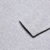 Памучна блуза с дълъг ръкав сива Benetton 168211 4