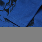 Памучна блуза с дълъг ръкав синя за момче Benetton 168238 3