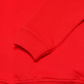 Блуза с дълъг ръкав червена за момче Benetton 168342 3