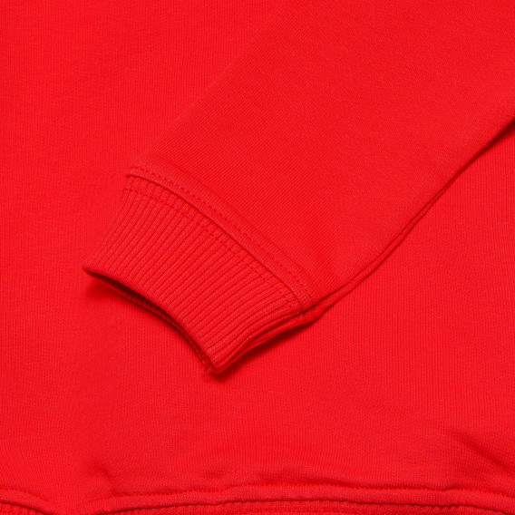 Блуза с дълъг ръкав червена за момче Benetton 168342 3