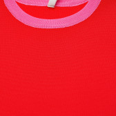 Блуза с дълъг ръкав, червена за момиче Benetton 168353 3