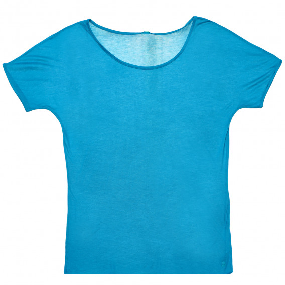 Тениска синя за момиче Benetton 168472 