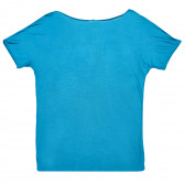 Тениска синя за момиче Benetton 168473 2