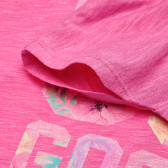 Тениска розова за момиче Benetton 168609 3