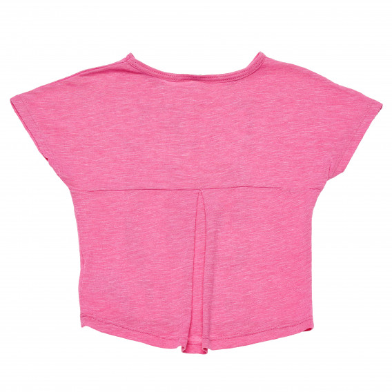 Тениска розова за момиче Benetton 168610 4