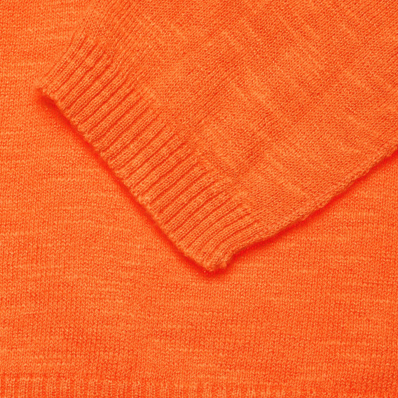 Блуза с дълъг ръкав оранжева за момче Benetton 168665 3