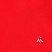 Блуза с дълъг ръкав червена за момиче Benetton 168688 2