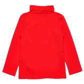 Блуза с дълъг ръкав червена за момиче Benetton 168690 4