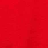 Памучна блуза с дълъг ръкав червена за момиче Benetton 168698 4
