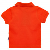 Памучна блуза за бебе за момче оранжева Original Marines 168858 4