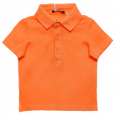 Памучна блуза за бебе за момче оранжева Original Marines 168883 