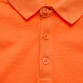 Памучна блуза за бебе за момче оранжева Original Marines 168884 2
