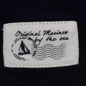 Памучна тениска за момиче синя Original Marines 168992 3