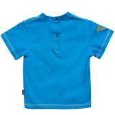 Памучна тениска за бебе за момче синя Original Marines 169016 4