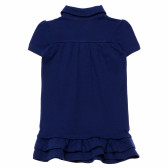 Памучна блуза за момиче синя Original Marines 169053 2