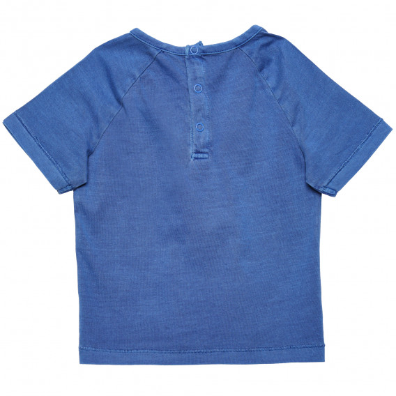 Памучна тениска за бебе за момче синя Original Marines 169063 4