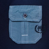 Памучна блуза за момче синя Original Marines 169066 3