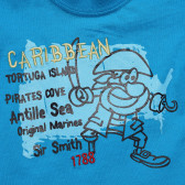 Памучна тениска за бебе за момче синя Original Marines 169073 2