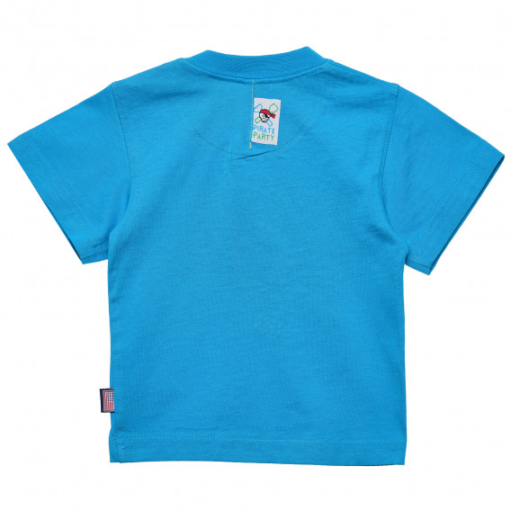 Памучна тениска за бебе за момче синя Original Marines 169075 4