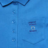 Памучна блуза за момиче синя Original Marines 169077 2