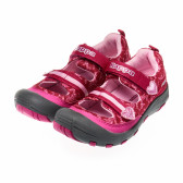 Обувки за момиче с велкро закопчаване и брокатени сърца KAPPA 16913 