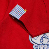 Памучна тениска за бебе за момче червена Original Marines 169158 3