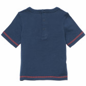 Памучна тениска за бебе за момче синя Original Marines 169229 2