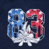 Памучна тениска за бебе за момче синя Original Marines 169245 2