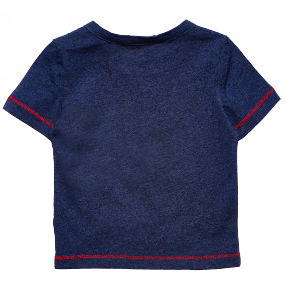 Памучна тениска за бебе за момче синя Original Marines 169275 4