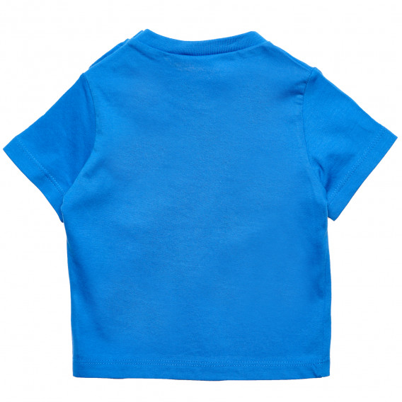 Памучна тениска за бебе за момче синя Original Marines 169334 4