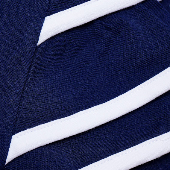 Памучна тениска за момиче синя Original Marines 169417 3