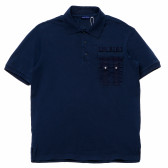 Памучна блуза за момче синя Original Marines 169487 5